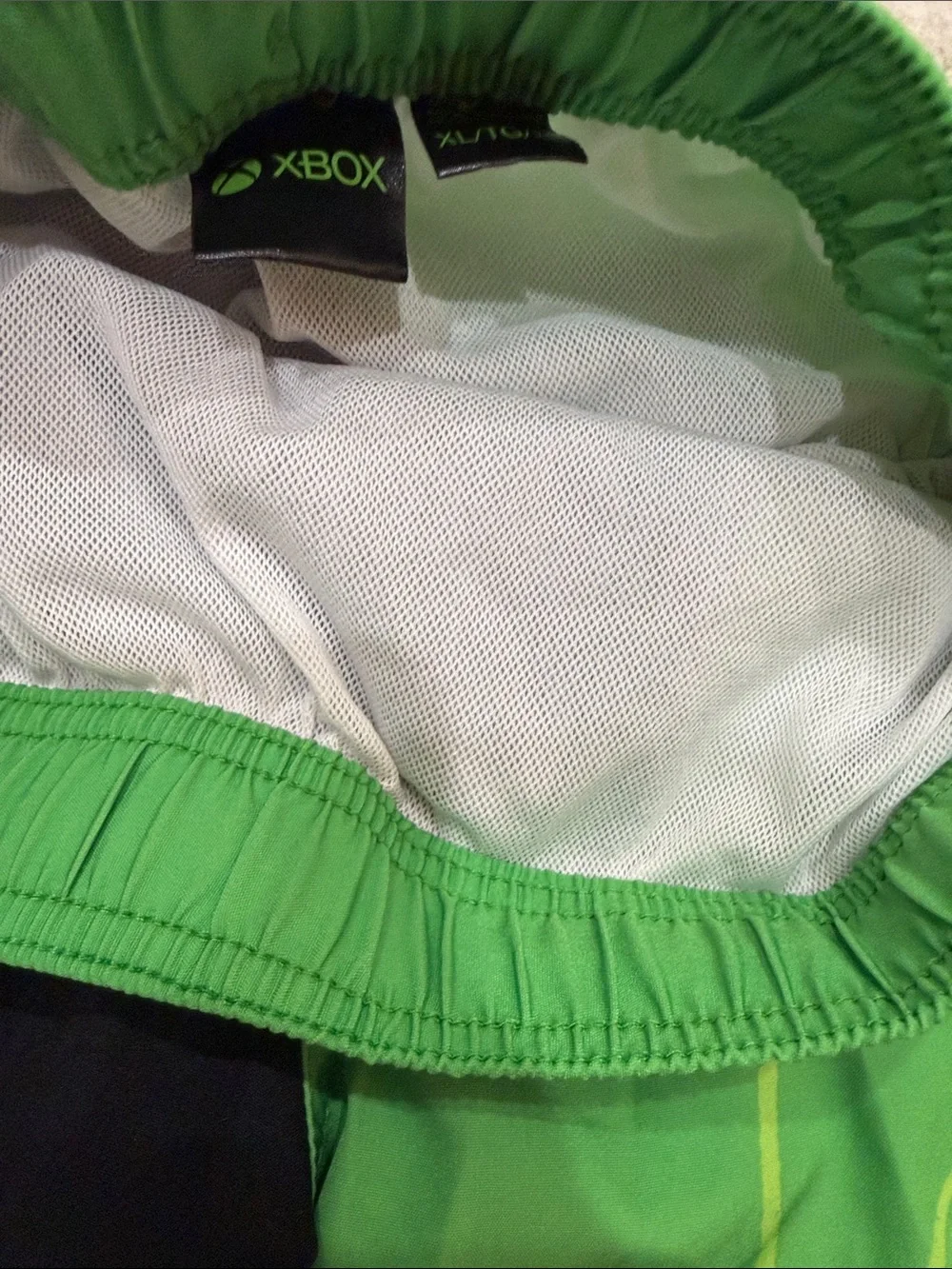 Xbox Boys' Black & Green Swim Trunks
